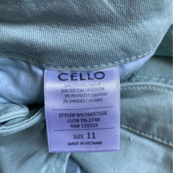 Cello Jeans Deluxe Comfort Stretch Spring NEW Women’s Size 11 - Picture 8 of 8